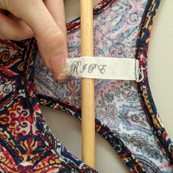 Boho Fitted Midi Dress - Picture 3 of 6